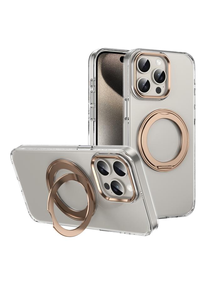 Zaboon Case For iPhone 13 Pro Ice-Cold Rotating Ring Holder PC MagSafe Phone Case - Image 1