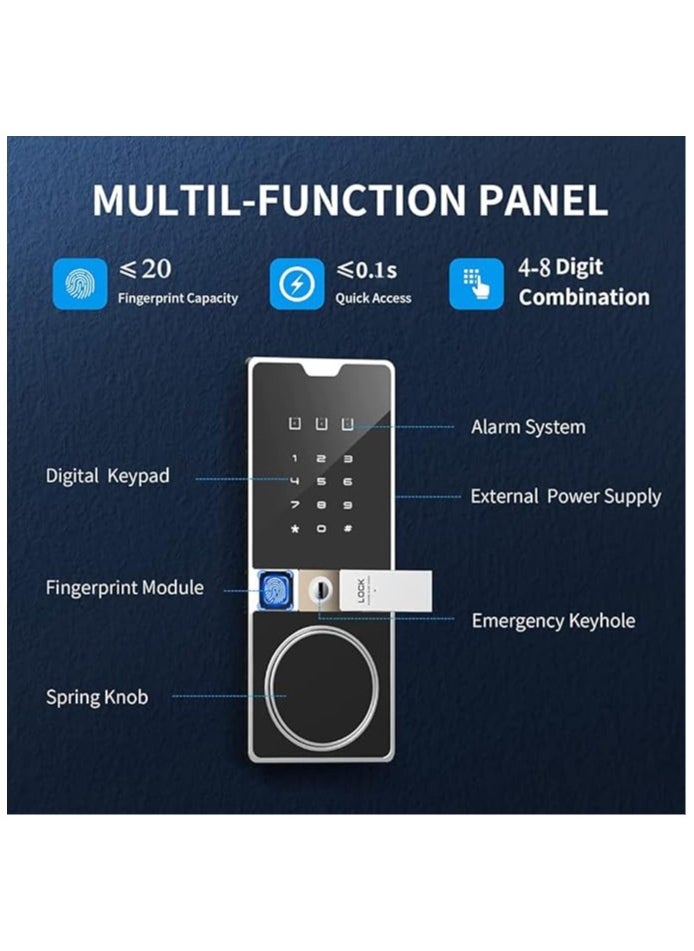 Cool Baby Style - COOLBABY Deluxe Biometric Fingerprint Safe, Home Security Safe Box with Digital Touch Screen Keypad, Storage Documents Jewelry Valuables-Black-45CM - Image 1