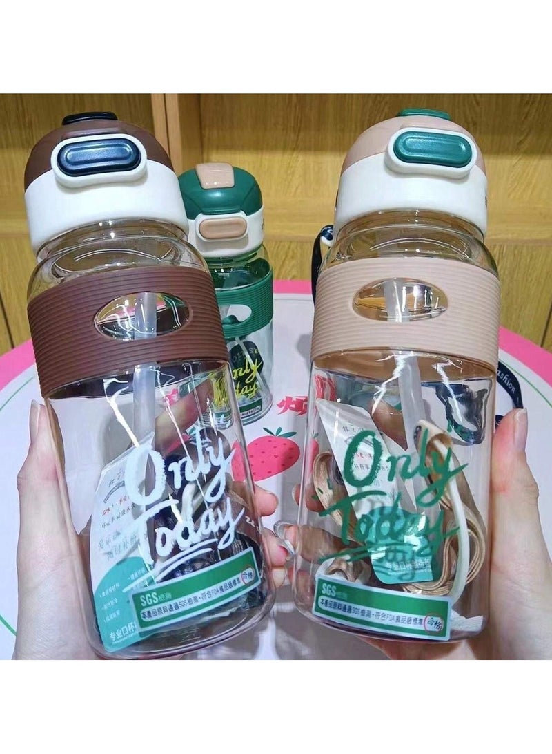 Kids Water Bottle with Straw – 700ML, BPA Free, Leakproof – Flip Lid, Easy Sip Straw, Portable with Strap – Durable Water Bottle for Boys & Girls – Ideal for School, Sports, and Travel - Image 5