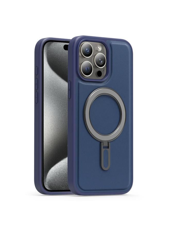 اس-توب جراب لهاتف iPhone 15 Pro Max مزود بحامل MagSafe فضي اللون ومضاد للصدمات - Image 1