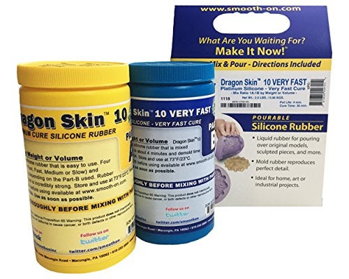 Smooth-On جلد التنين 10 علاج سيليكون بلاتيني سريع جداً 2 باينت (2 رطل) - Image 4