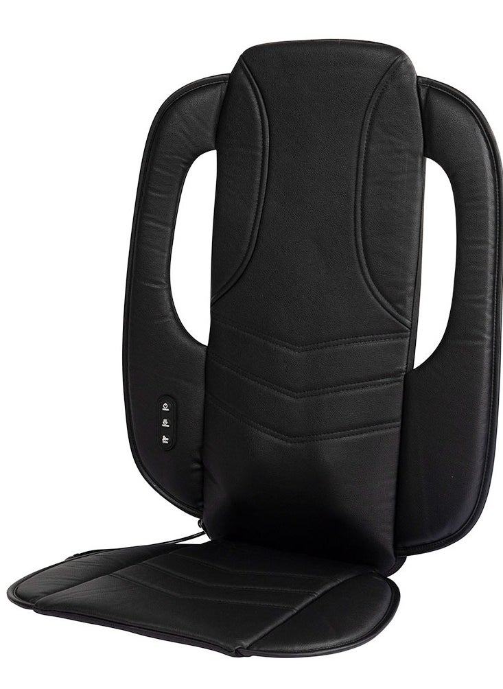 ARES Foldable iCozy Cushion Shiatsu Back Massager Heat Therapy, Black  - Image 1