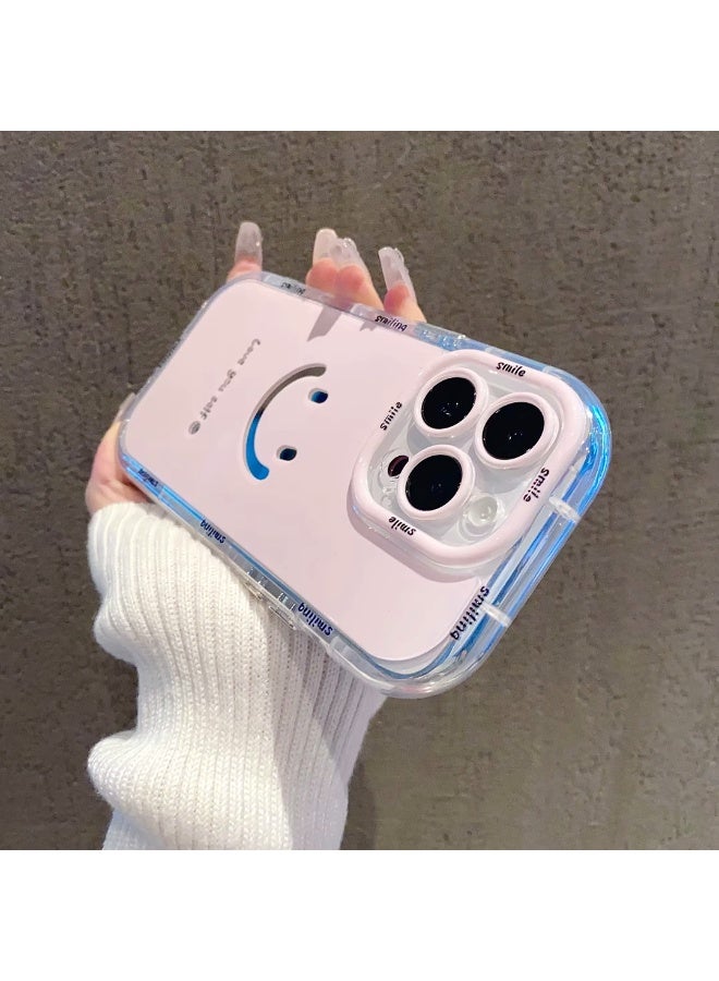 NIBEMINENT Healing Smile Protective TPU Case Cover For iPhone 16 Pro Max, Pink - Image 3