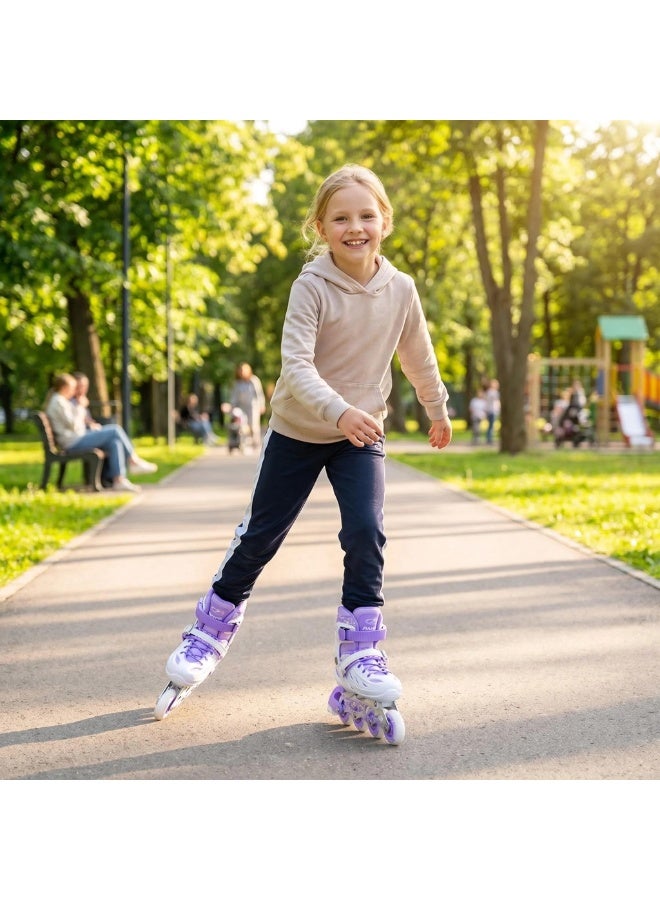 PAPAISON Kids Professional Inline Skating Shoes 8 Lighting Wheel Comfort Skate Shoes Children and Adults roller skates - Image 5