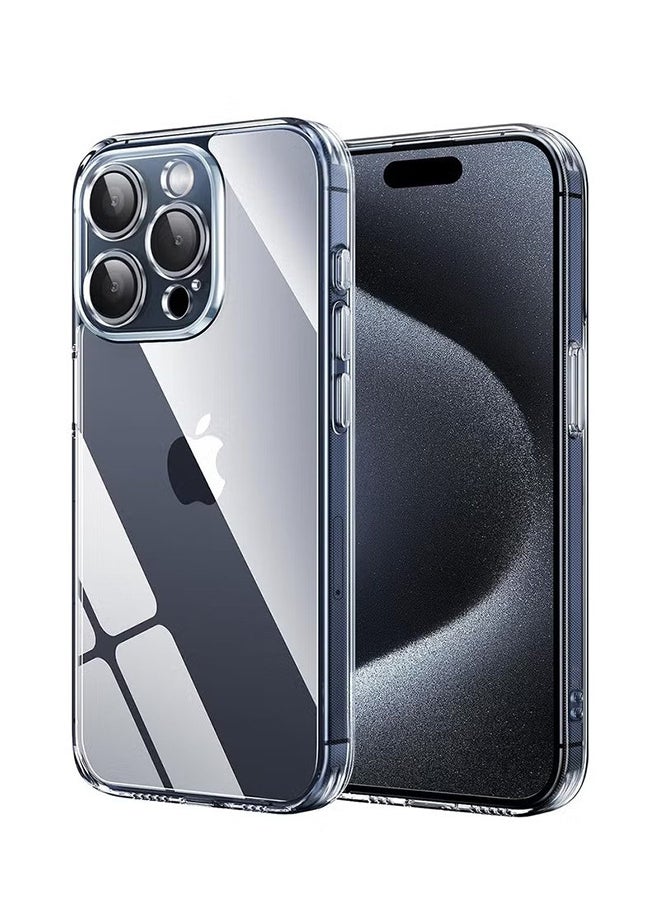 Depend - iPhone 15 Pro Case Clear 6.1 Inch Anti-Yellowing Mil-Grade Anti-Drop iPhone 15 Pro Cover Transparent, Slim Crystal iPhone 15 Pro Case, Full Coverage Lens Protection, Shockproof Anti-Scratch Clear - Image 1