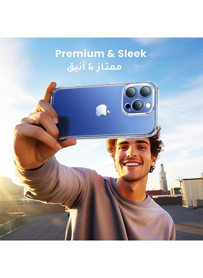 Depend - iPhone 15 Pro Case Clear 6.1 Inch Anti-Yellowing Mil-Grade Anti-Drop iPhone 15 Pro Cover Transparent, Slim Crystal iPhone 15 Pro Case, Full Coverage Lens Protection, Shockproof Anti-Scratch Clear - Image 1