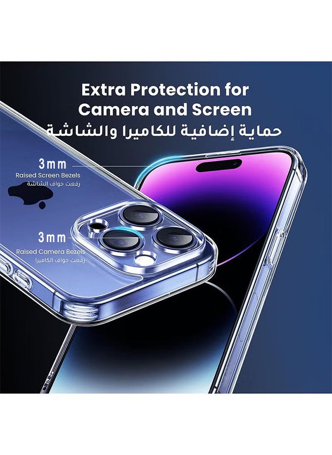 Depend - iPhone 15 Pro Case Clear 6.1 Inch Anti-Yellowing Mil-Grade Anti-Drop iPhone 15 Pro Cover Transparent, Slim Crystal iPhone 15 Pro Case, Full Coverage Lens Protection, Shockproof Anti-Scratch Clear - Image 1