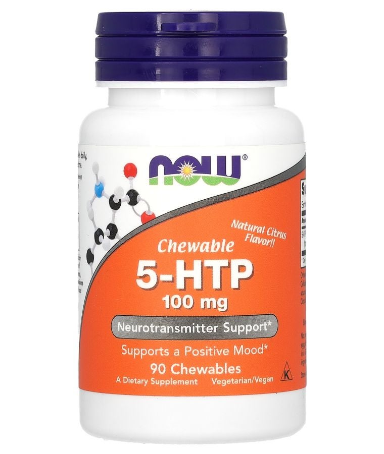 now 5-HTP Natural Citrus 100 mg 90 Chewables