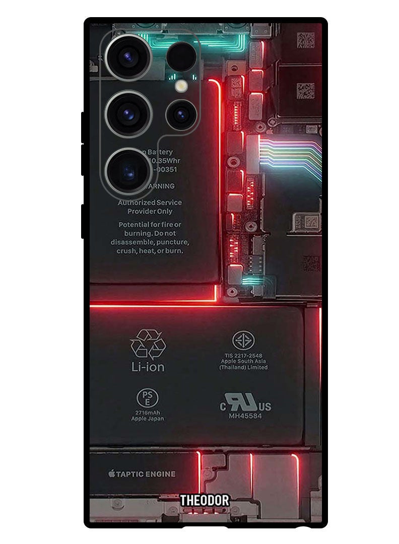 Theodor حافظة واقية مضادة للخدش والصدمات لهاتف Samsung Galaxy S23 Ultra Mobile Board - Image 1