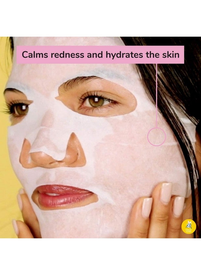 فايستوري قناع ورقي مهدئ بالصبار من صن باي، مهدئ ومرطب (عبوة من 5 قطع) - Image 5