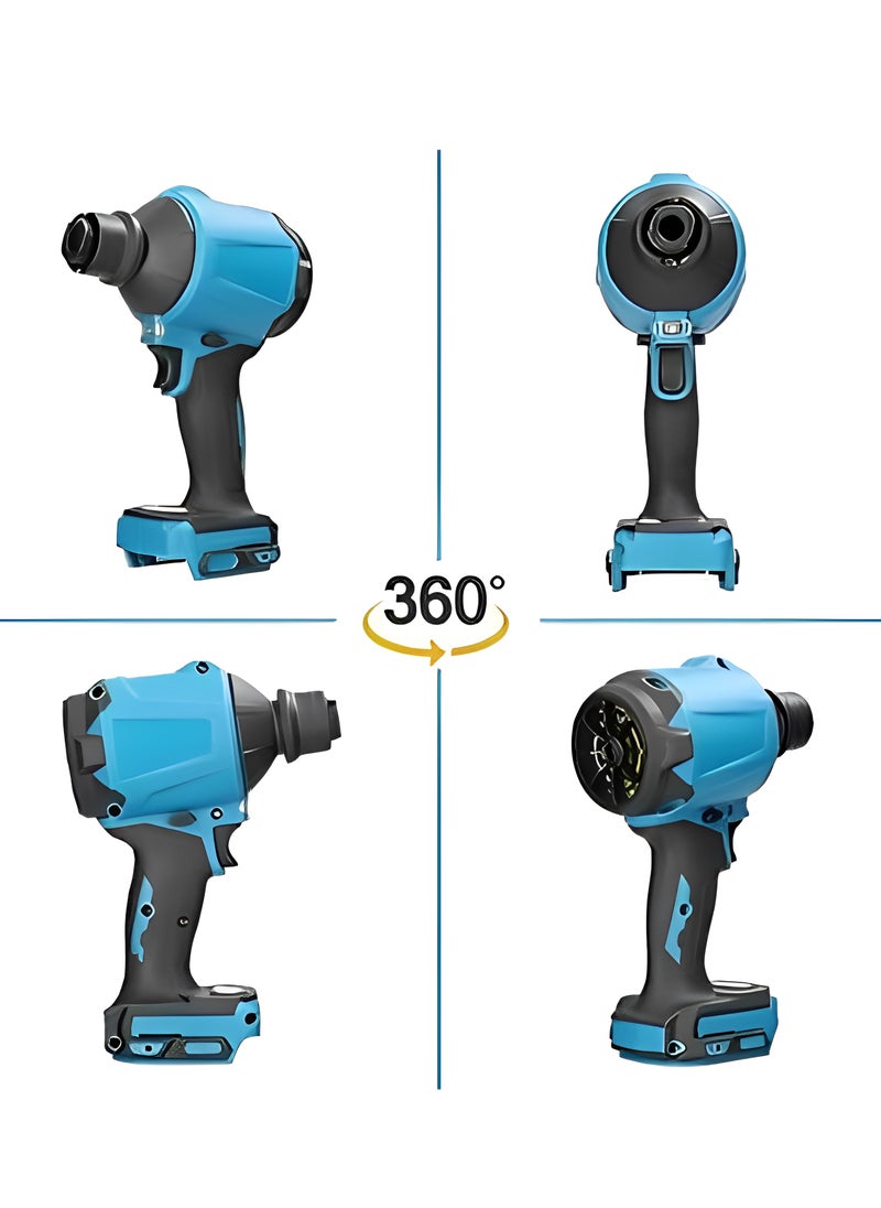 Shard Blowers For Lawn Care Cordless Dust Blower Inflator Rechargeable Air Dust Machine Lithium Electric Cleanner Dusts Vacuum Blower Fan Fit  - Image 2