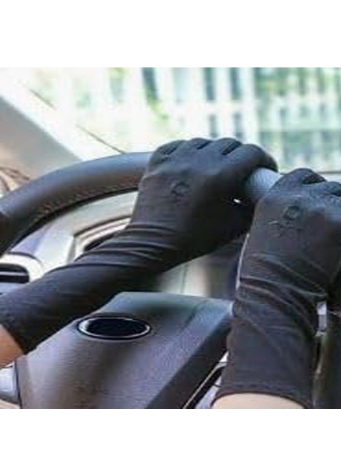 3pcs rubber gloves arm sleeves muslim hijab cover for women - Image 3
