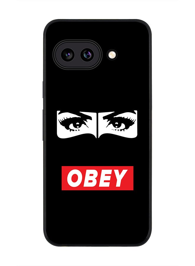 Stylizedd For Google Pixel 9a Case,Slim fit Camera Protection, Shockproof Thin Phone cover  - Obey Habibti