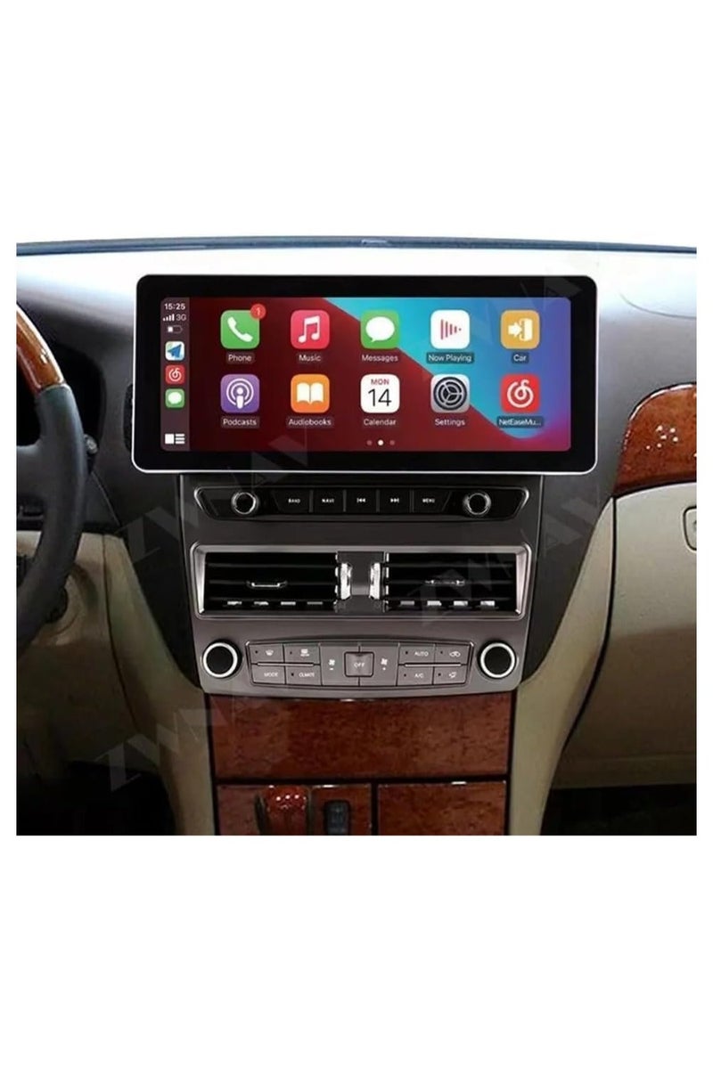 شيزا ستار ستيريو سيارة أندرويد لسيارة لكزس LS430 LS 430 (2001-2006)، ذاكرة وصول عشوائي (RAM) سعة 4 جيجابايت وذاكرة قراءة فقط (ROM) سعة 32 جيجابايت، يدعم كار بلاي، واي فاي M-Link، راديو، نظام تحديد المواقع العالمي (GPS)، شاشة لمس IPS مقاس 12.3 بوصة مع كاميرا AHD. - Image 1