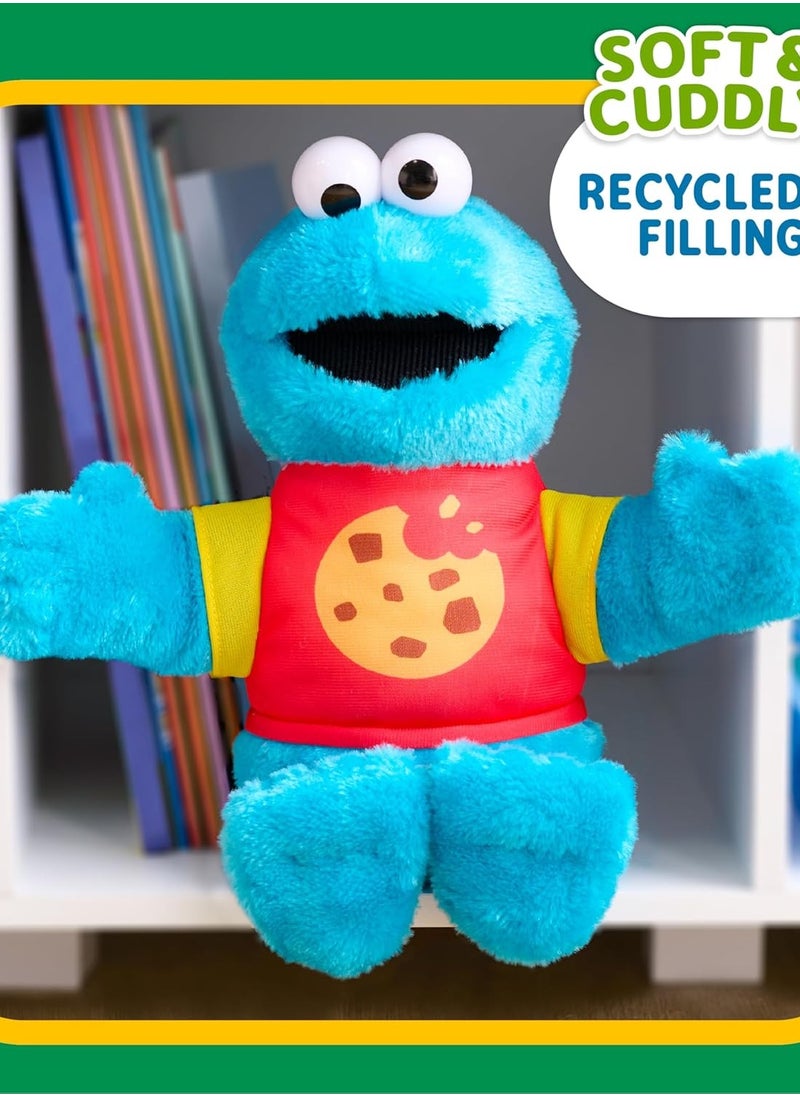 جست بلاس لعبة Just Play Sesame Street Sing-Along Cookie Monster مقاس 33 سم من القطيفة المحشوة، حشو معاد تدويره، أزرق، ألعاب للأطفال للأعمار من 18 شهرًا  - Image 2