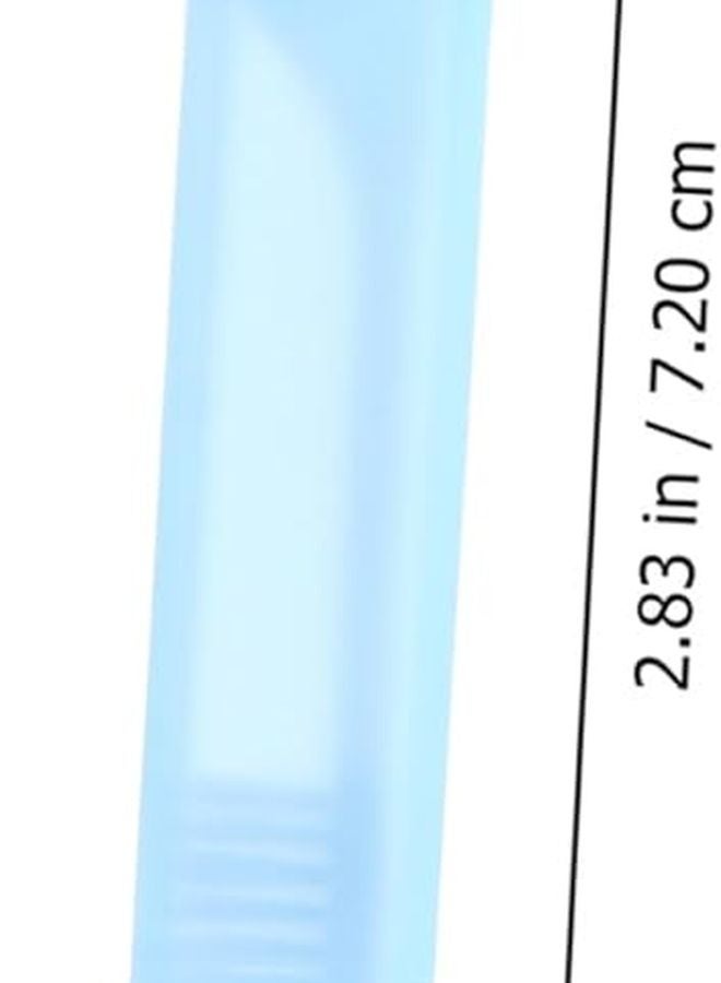 8Pcs Portable Folding Travel Toothbrush Set with Case Random Colors - Image 3