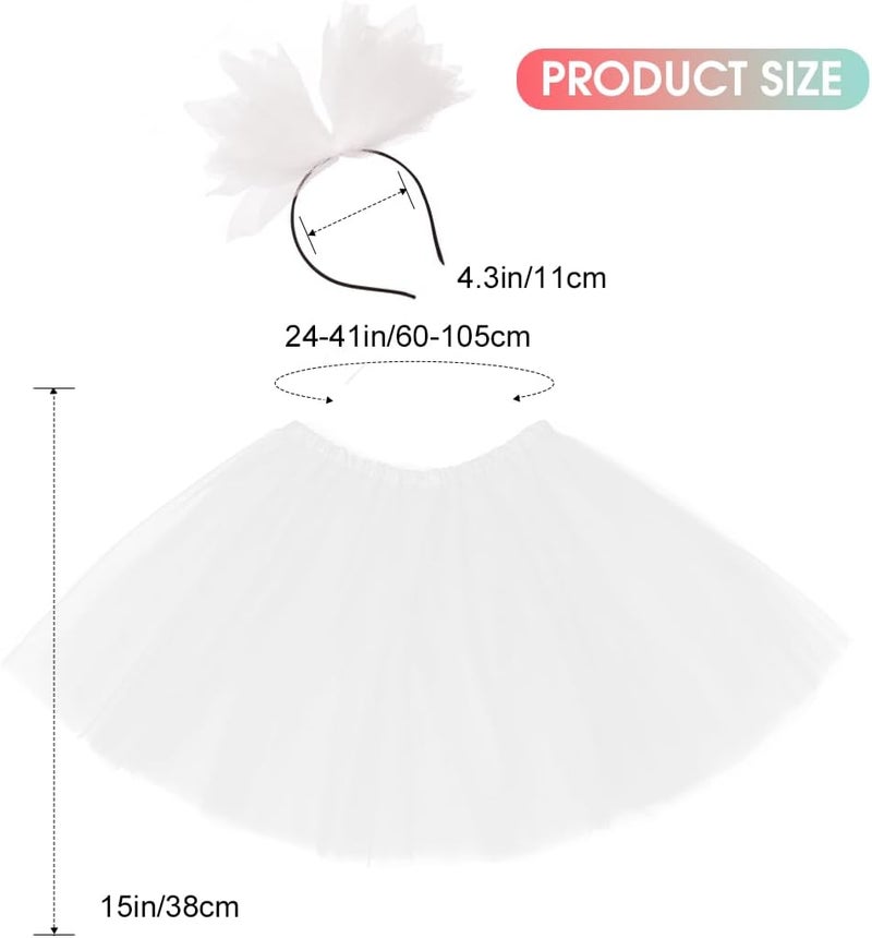 REETAN Christmas Tulle Tutu Skirt Ballet Layered Dance Skirt for Women - Image 2