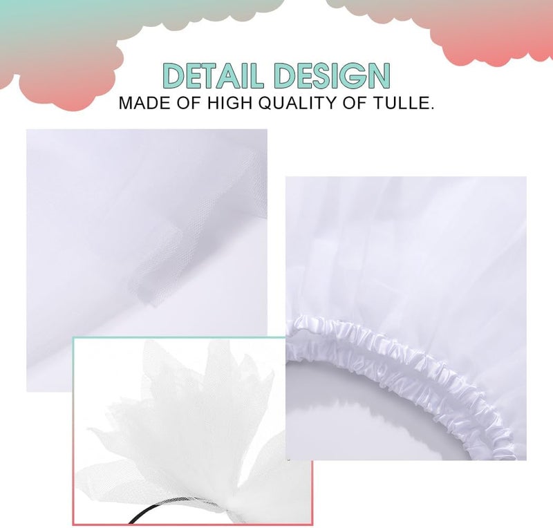 REETAN Christmas Tulle Tutu Skirt Ballet Layered Dance Skirt for Women - Image 4