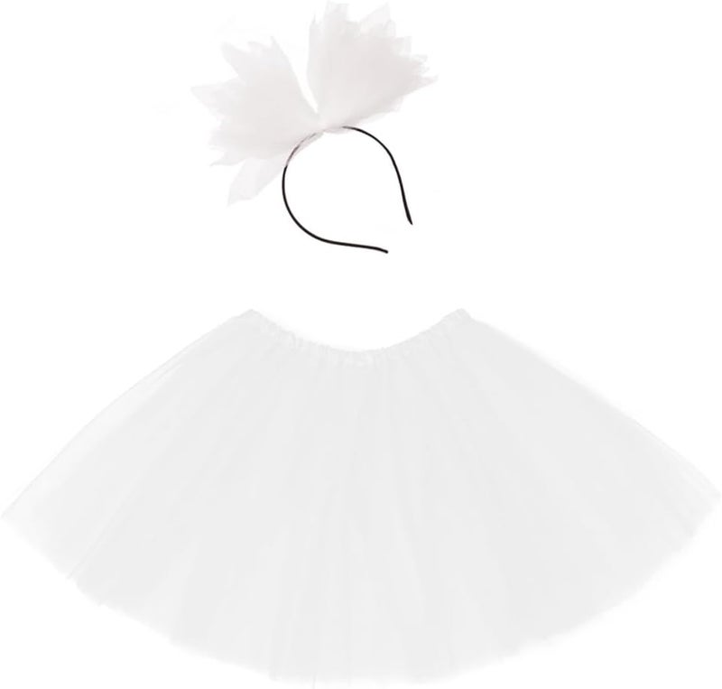 REETAN Christmas Tulle Tutu Skirt Ballet Layered Dance Skirt for Women - Image 1