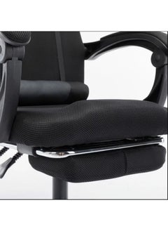 MAAS Adjustable chair with armrest and head support pillow, office chair with adjustable armrests, 360 degree rotatable chair seat, 50X60X120 cm  - Image 3