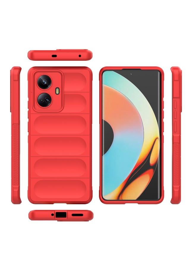 إيروريكس جراب لهاتف Realme 10 Pro+ 5G Magic Shield TPU + جراب هاتف من الفلانيل - Image 3