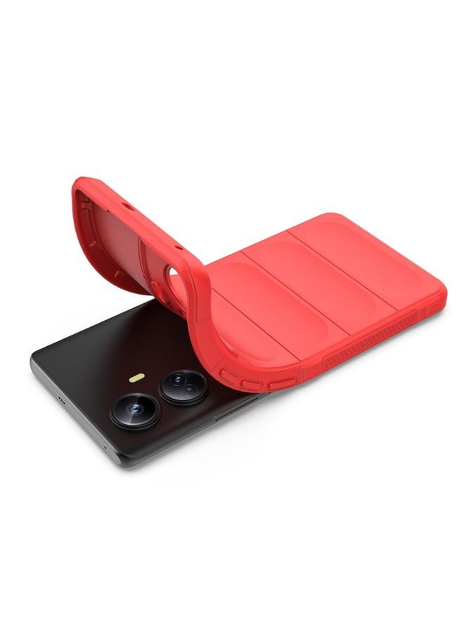 إيروريكس جراب لهاتف Realme 10 Pro+ 5G Magic Shield TPU + جراب هاتف من الفلانيل - Image 5