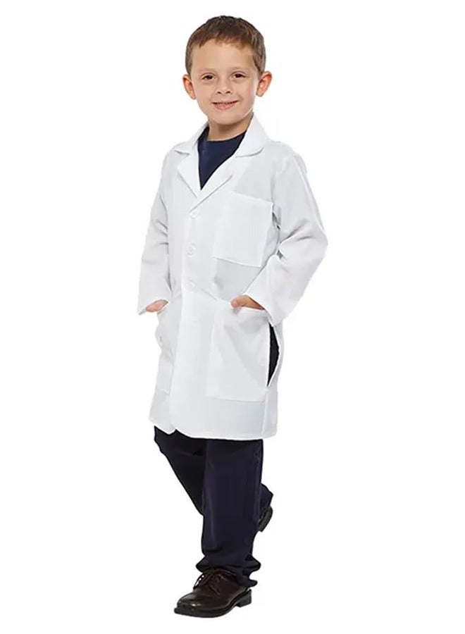 Brain Giggles Brain Giggles White Lab Coat Pretend Play for Kids Scientist Costume  - Image 1