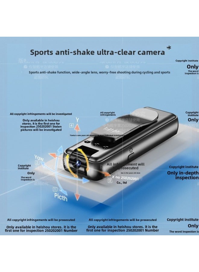 Generic Motion Camera VLOG Ultra-clear Recorder Recording Pen With Video Dv All-in-one Anti-shake Remote Monitoring Camera-Body Color:Flagship Wifi Control Panel + 32g Card (audio And Video Recording + Mobile Phone Real-time Viewing Connection + High-definition Night Vision)  - Image 1