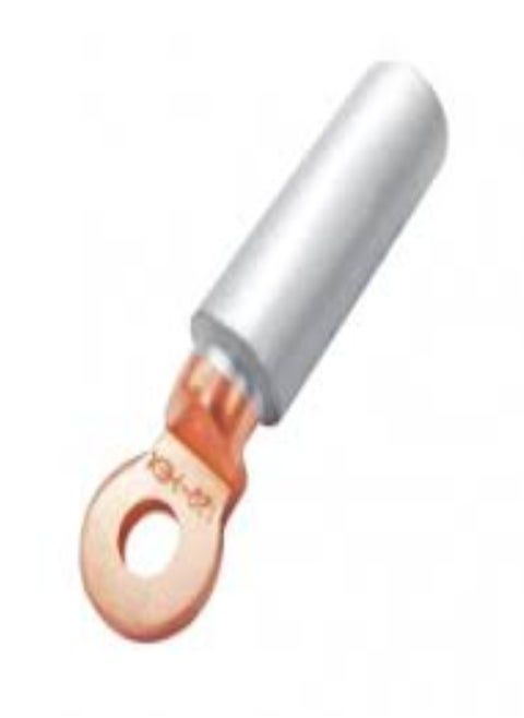 KNP Bimetallic Cable Lug 95 MM is a High Quality Connector Designed for Terminating Electrical Cables with a Diameter of 95 mm. It Features a Bimetallic Construction Combining Two Different Metals to Optimize Conductivity and Ensure a Durable Connection in Various Electrical Applications.