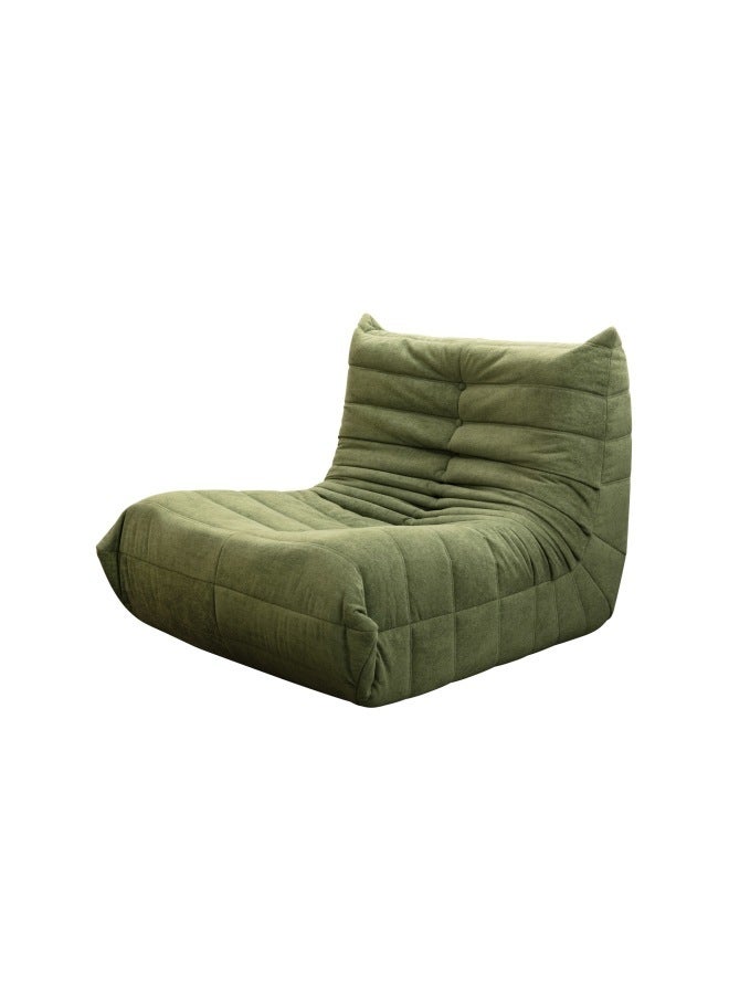 Caterpillar Lazy Sofa Cream Internet celebrity Reclining Casual Triple Modern Living Room Bedroom Compression Sofa - Image 5