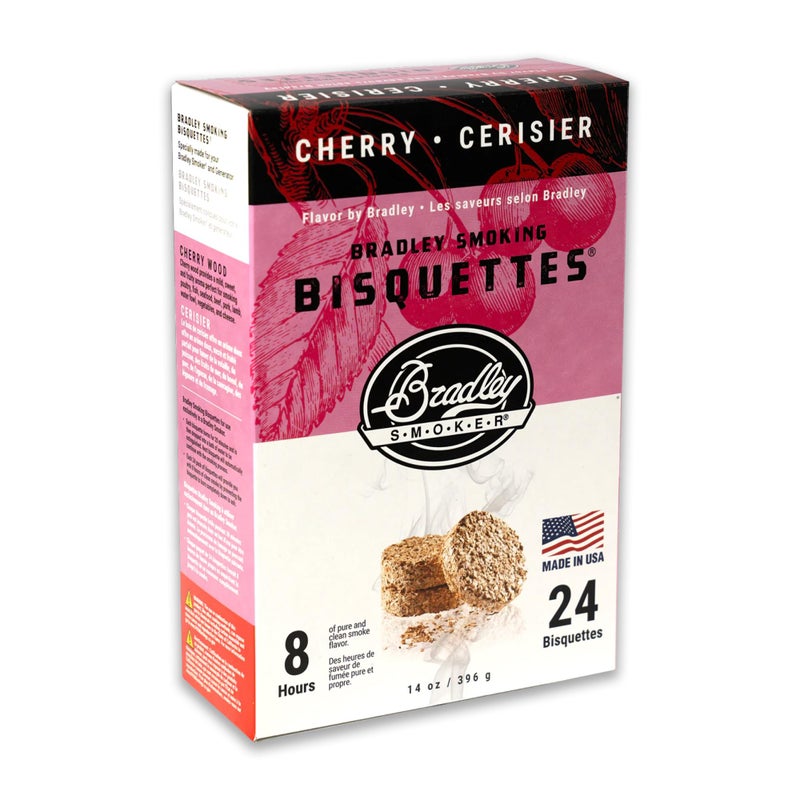 Bradley SMOKER Bradley Smokers 106690 Cherry Bisquettes Smoker, 24-Pack (2 Pack)  - Image 2