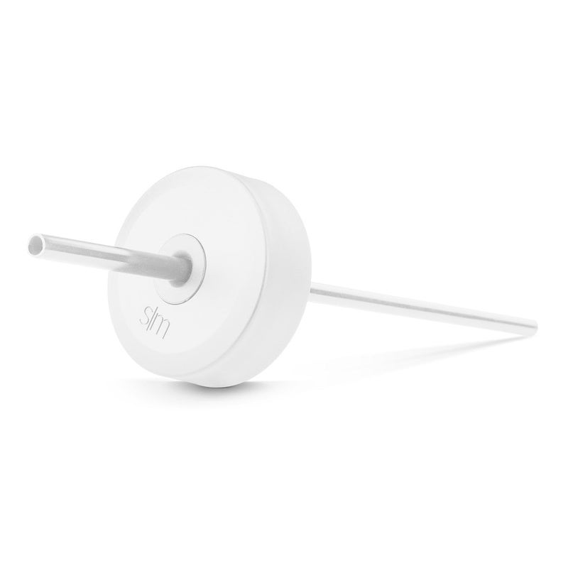 Simple Modern Wide Mouth Lid Leak Proof Straw Chug Handle Flip Fits Summit Water Bottles and Hydro Flask, Tumbler Style, Winter White - Image 1