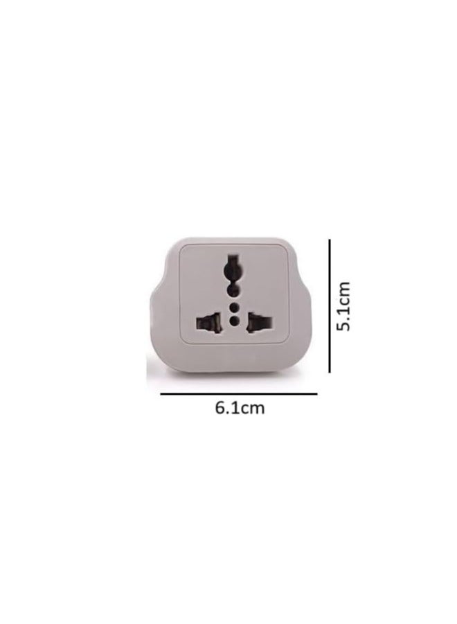 Power Plug Adapter Universal Travel Tool Power Socket Converter International Travel Converts Type D/E/F/G/H/I/L to Type G 13AMP 220-240V (Pack of 3) - Image 5