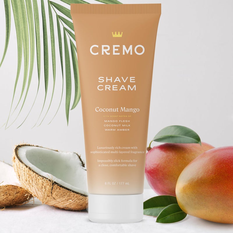 Cremo Womens Shaving Cream Sensitive Skin, Moisturizing, Coconut Mango, Ultra-Slick Shave Cream for Women, Fights Nicks, Cuts and Razor Burn, 6 Fl Oz (Pack of 2) - Image 4