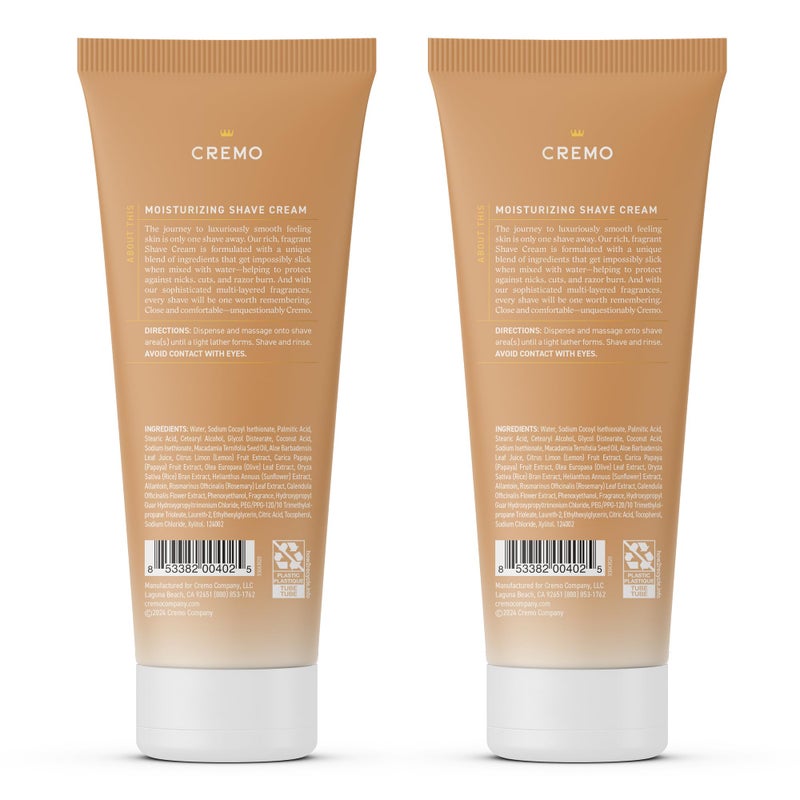 Cremo Womens Shaving Cream Sensitive Skin, Moisturizing, Coconut Mango, Ultra-Slick Shave Cream for Women, Fights Nicks, Cuts and Razor Burn, 6 Fl Oz (Pack of 2) - Image 3