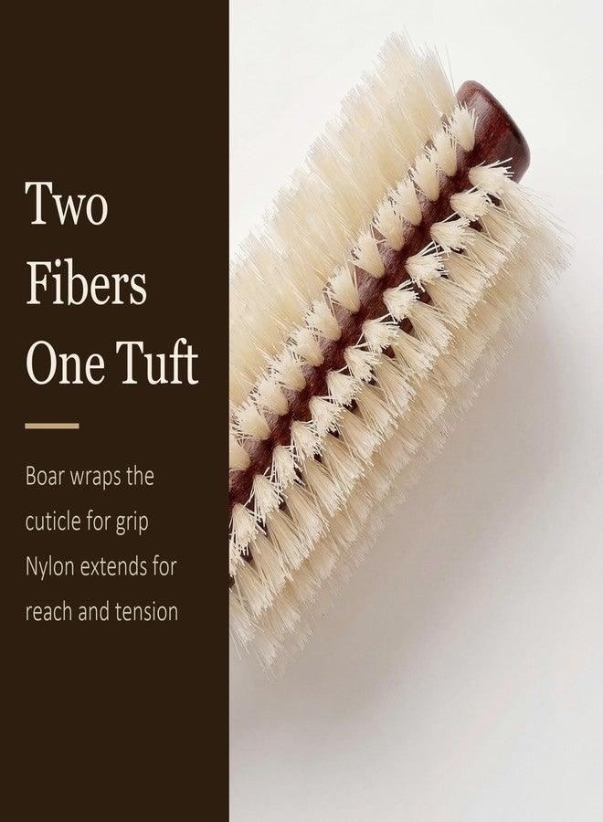 TRENFI Boar Bristle Round Brush 2.75 Inch Nylon Spine - Image 5