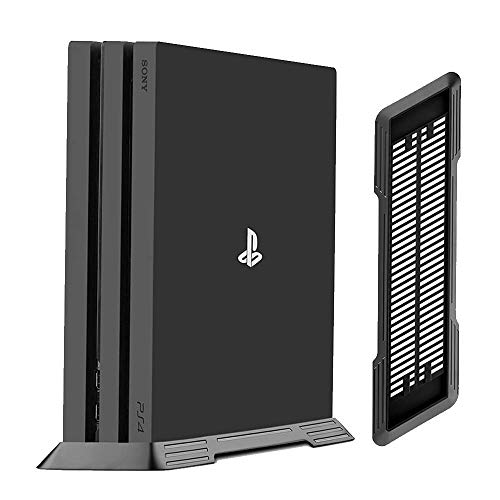 PSS PS4 Pro Vertical Stand for PS 4 Pro with Integrated Cooling Vents and Non-Slip Feet - Image 1