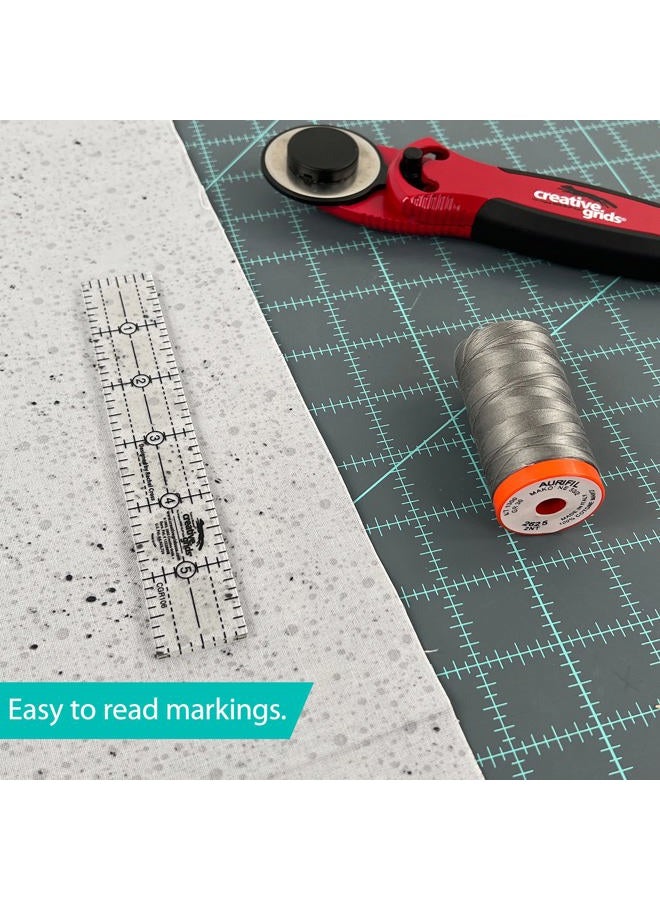 Creative Grids Quilt Ruler 1in x 6in - CGR106 - Image 2