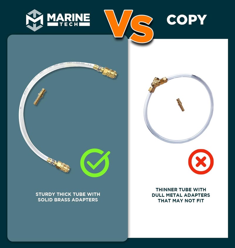 M Marine Tech Tools Marine Tech Tools Bleed Tube, Seastar Hydraulic Steering Bleed Kit, Fits Seastar Hydraulic Cylinders, Seastar Hydraulic Steering Bleed Kit, Seastar Bleeding System - Image 2