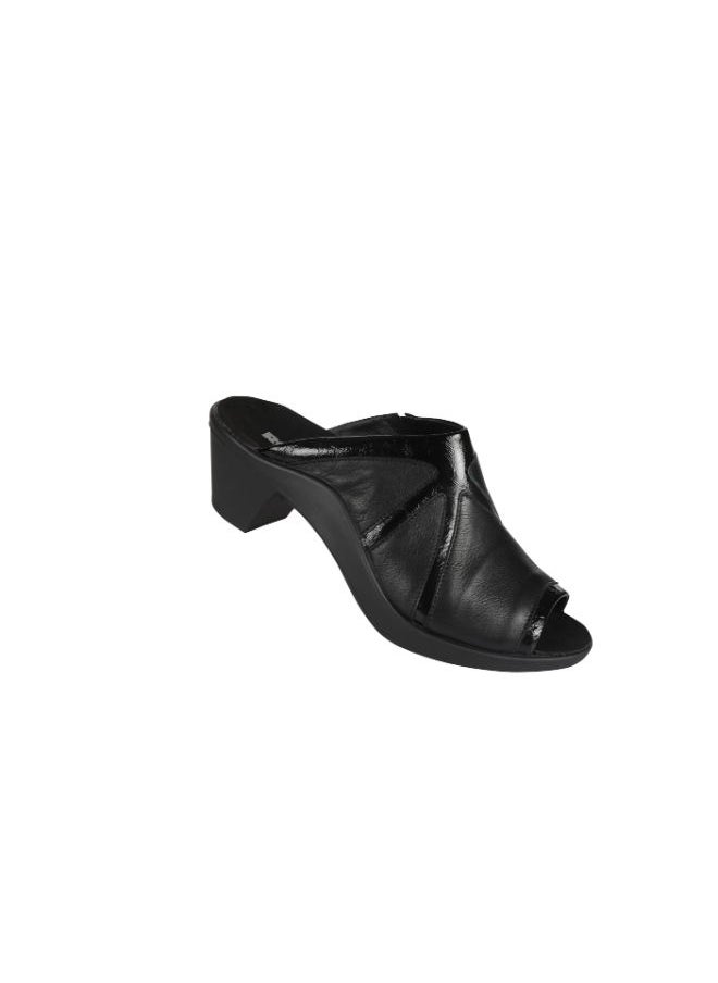 ROMIKA Romika Ladies Block Heel Sandals 27166-AR625 100 Black  - Image 1