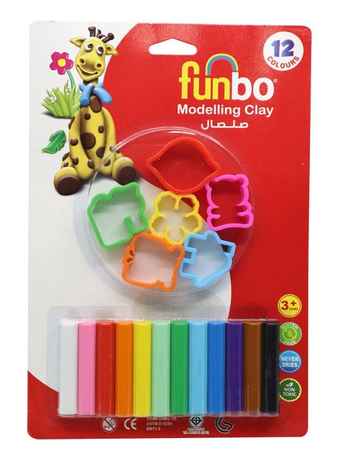 Modelling Clay and Mould Set Multicolour
