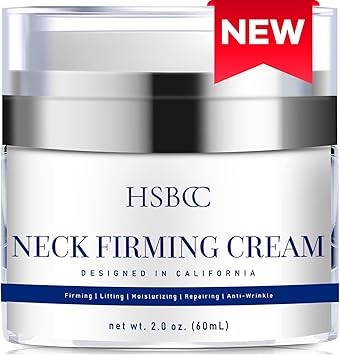 HSBCC Neck Cream for Tightening and Firming Acetyl Hexapeptide8 Retinol Shea Butter Niacinamide Smoothes Wrinkles Skin Tighten and Lift Neck Cream 60ml - Image 1