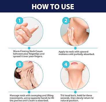 HSBCC Neck Cream for Tightening and Firming Acetyl Hexapeptide8 Retinol Shea Butter Niacinamide Smoothes Wrinkles Skin Tighten and Lift Neck Cream 60ml - Image 4