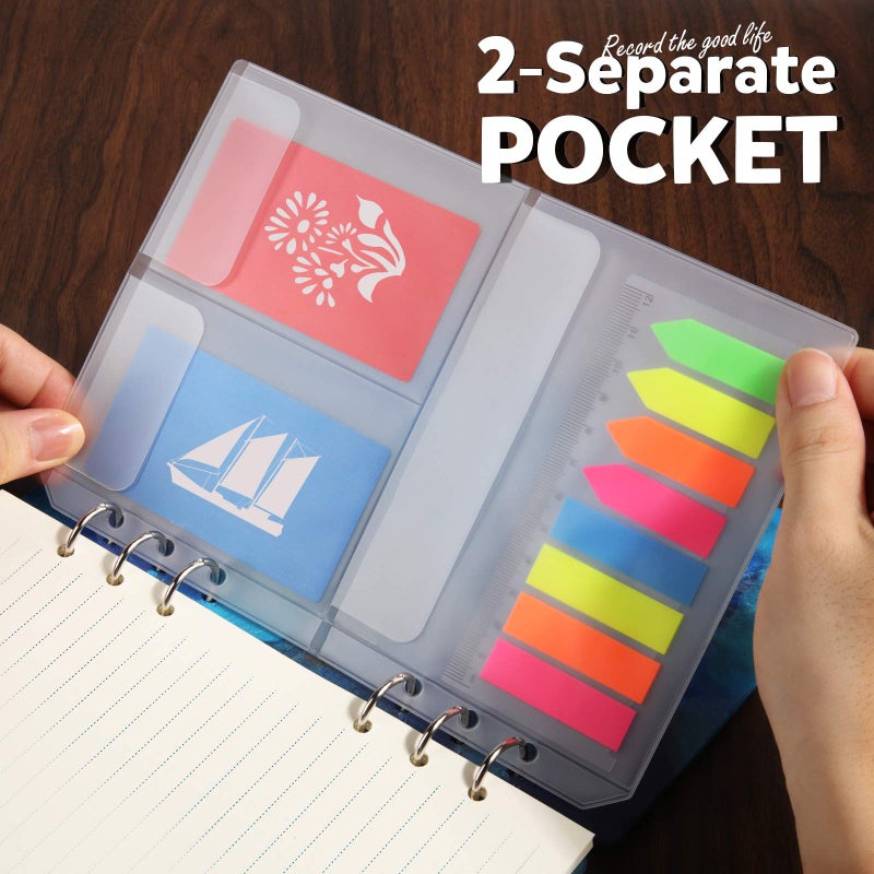 LEOBRO A5 Paper, Planner Inserts for A5 Binder, 5.5 x 8.5 Lined Paper with Binder Pockets, for Refillable Notebook, Journal, Planner Refills - Image 4