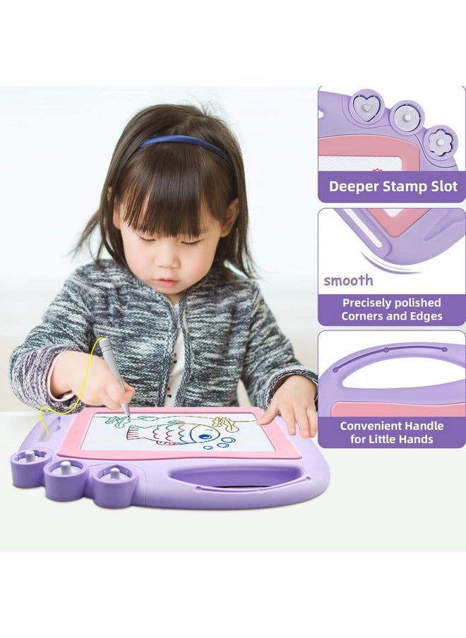 AiTuiTui - Magnetic Drawing Board Toddler Toys For Girls Gifts, Erasable Sketch Writing Doodle Pad Travel Games For Kids In Car, Early Education Learning Skill Development Toys For Kids Toddlers - Image 1