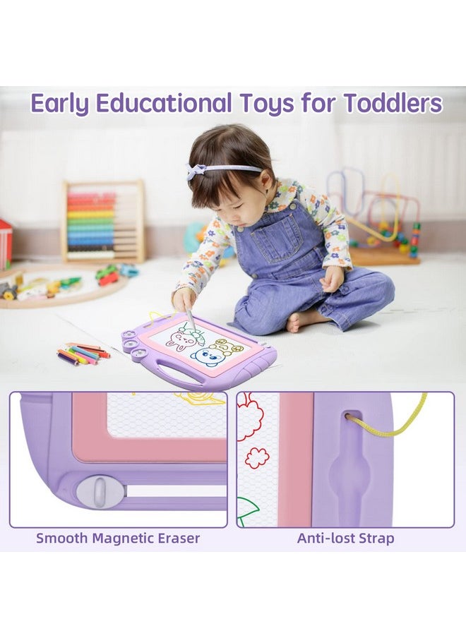 AiTuiTui - Magnetic Drawing Board Toddler Toys For Girls Gifts, Erasable Sketch Writing Doodle Pad Travel Games For Kids In Car, Early Education Learning Skill Development Toys For Kids Toddlers - Image 1