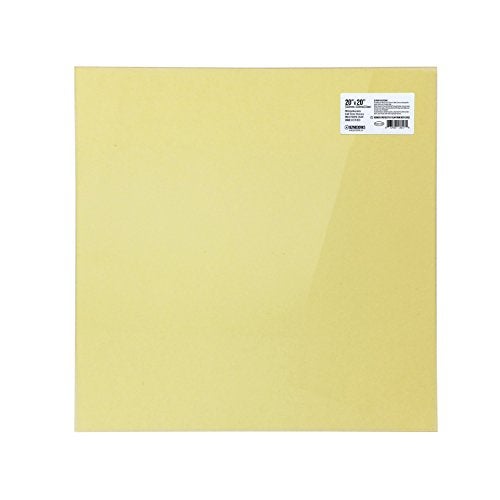 Gizmo Dorks PEI Sheet 20" x 20" (508mm x 508mm) 1mm Thick 3D Printer Build Surface Ultem 1000, Made in The USA - Image 1