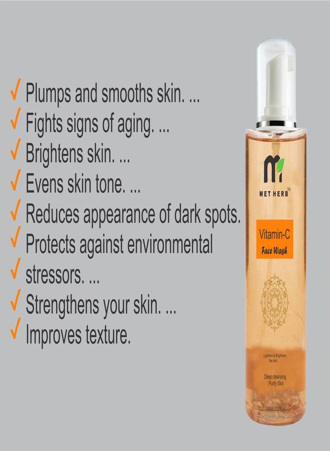 Metherb Aloe Vera Shampoo 300ml & Lemon Body Wash -200ml & Vitamin-c Face Wash -100ml (combo pack) - Image 5