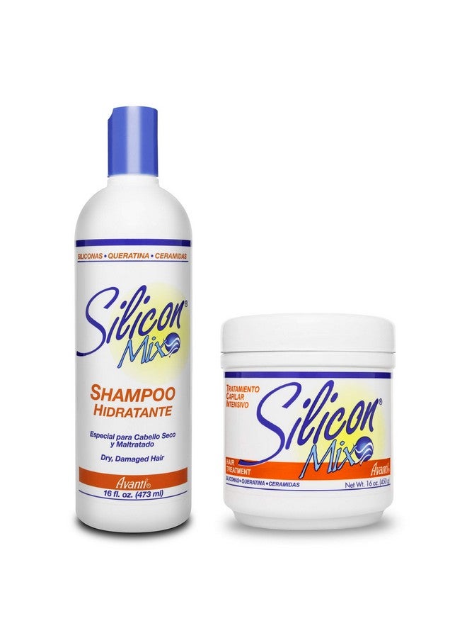 سيلسكون ميكس شامبو ومعالج للشعر بمزيج السيليكون 16 أونصة