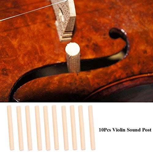 VGEBY 10Pcs Violin Sound Post, Violin Column Spruce Sound-post Spruce Musical Instrument Accessories for 3/4 4/4 Violins - Image 5